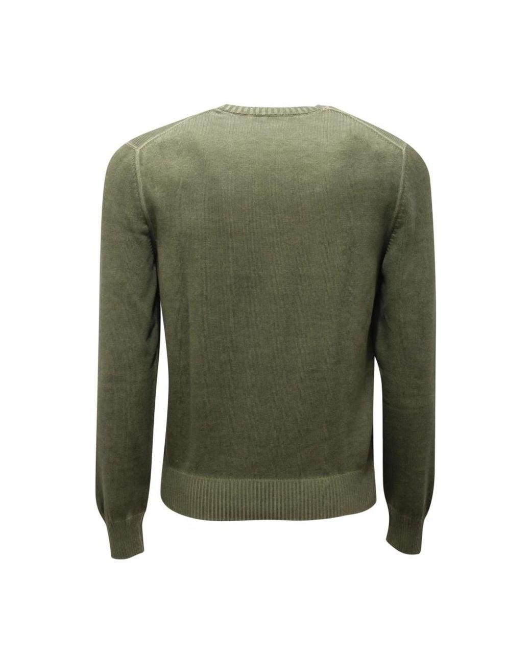 Gran Sasso Green Round-Neck Knitwear for men