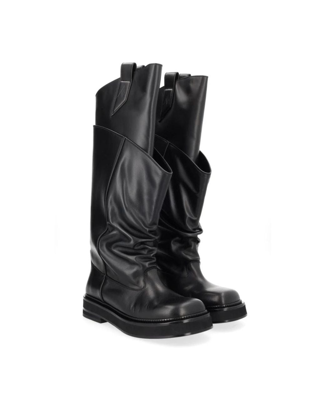 The Attico Gray High Boots
