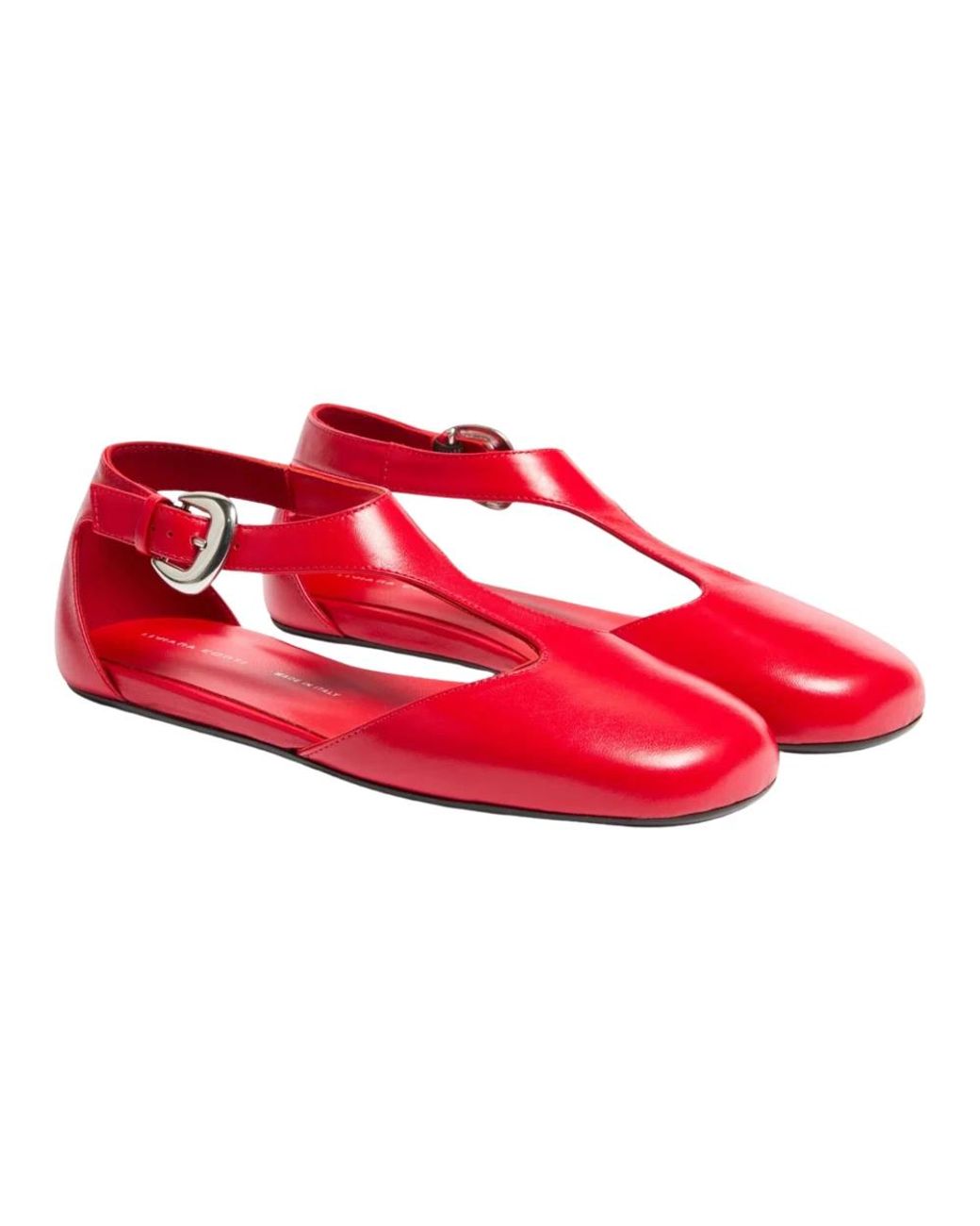 Liviana Conti Red Ballerinas