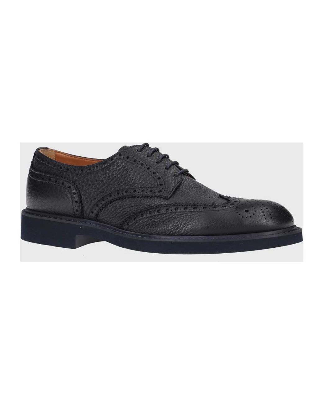 Doucal's Blue Business Shoes for men