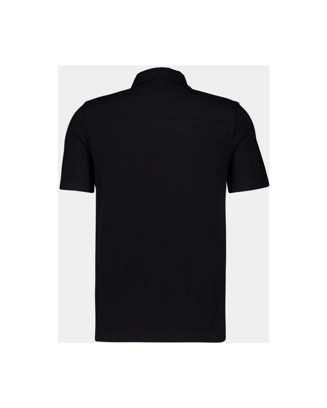 Majestic Filatures Black Polo Shirts for men