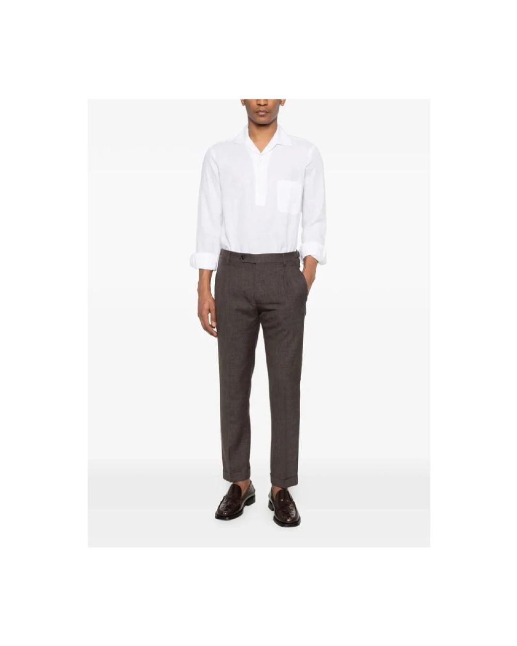 Lardini White Casual Shirts for men