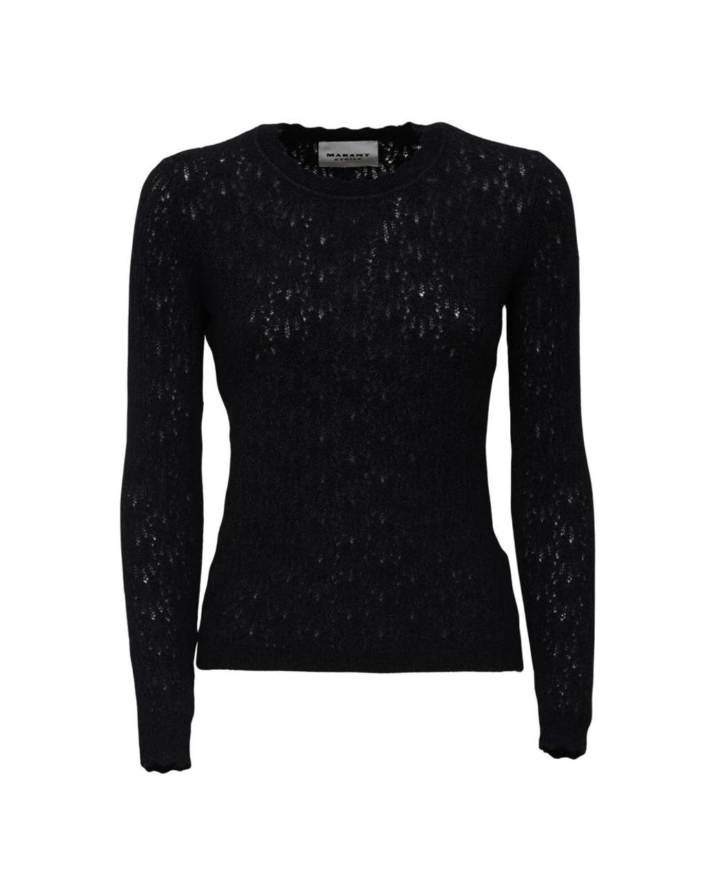 Isabel Marant Black Round-Neck Knitwear