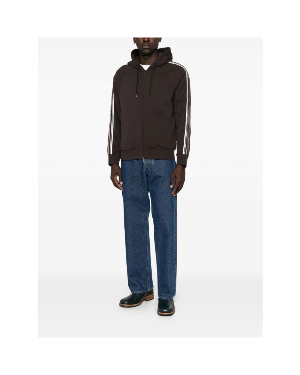 Emporio Armani Black Zip-Throughs for men