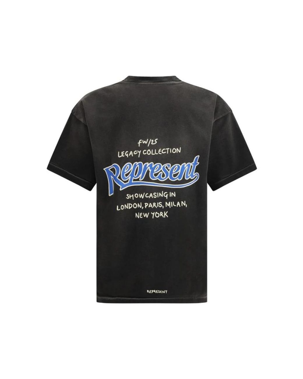 Represent Black T-Shirts for men