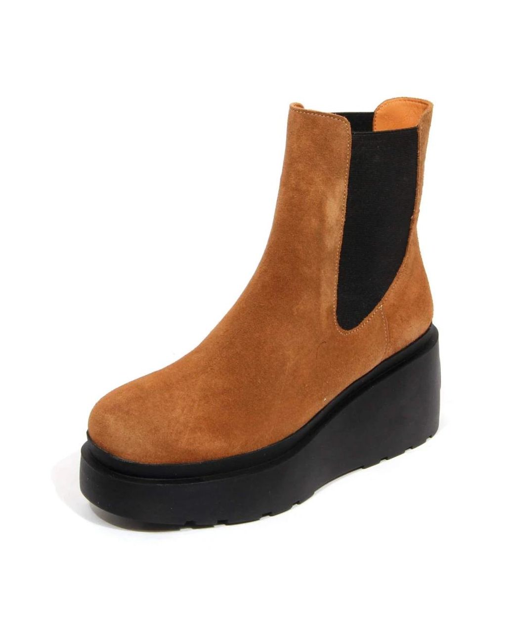 CafeNoir Brown Chelsea Boots
