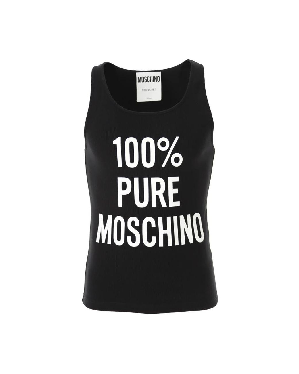 Moschino Black Pure Vest for men