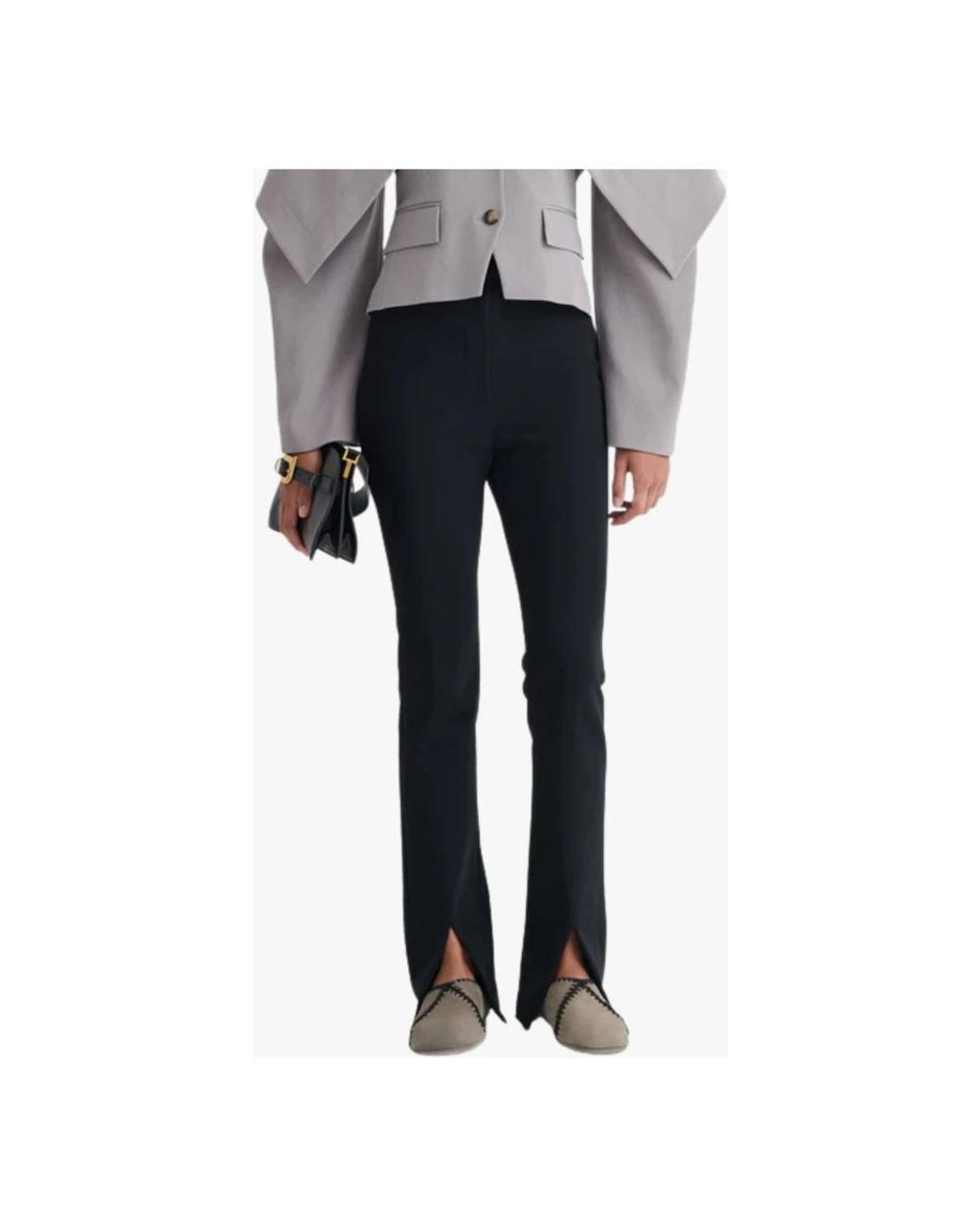 Nanushka Blue Wide Trousers