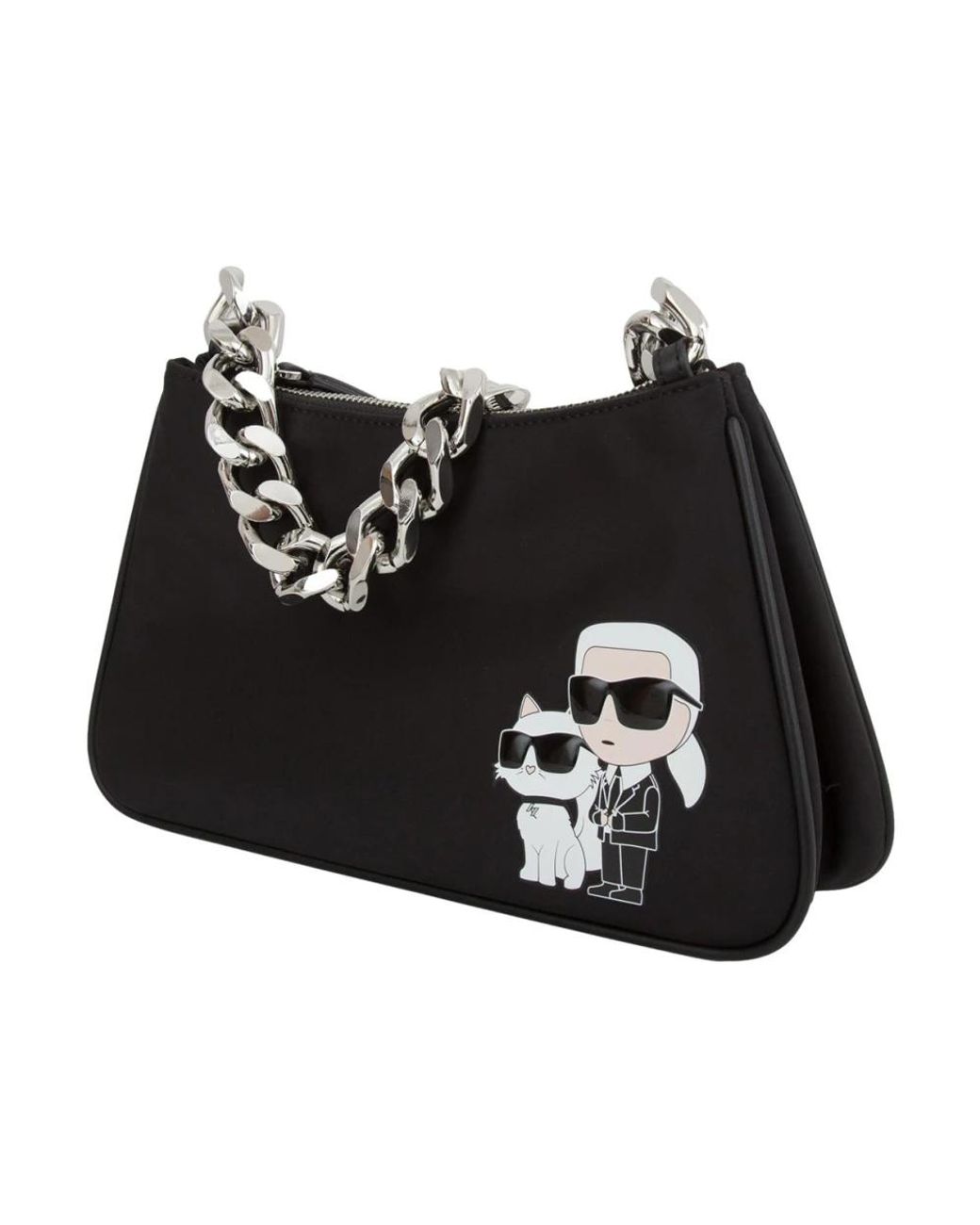Karl Lagerfeld Black Handbags