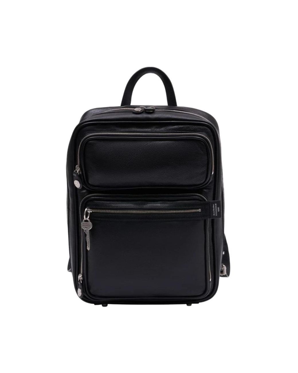 Acne Black Camero Backpack for men