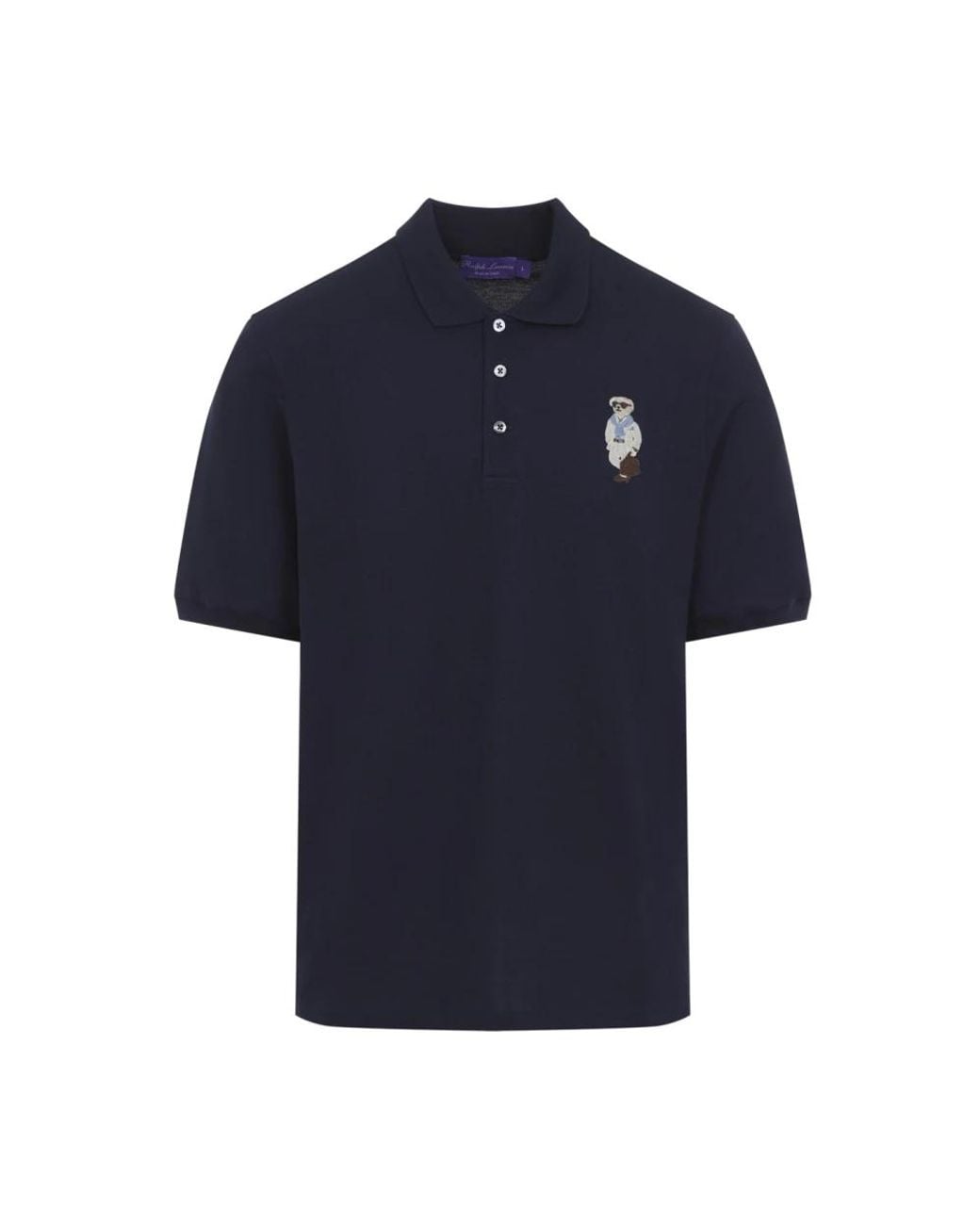 Ralph Lauren Blue Polo Shirts for men