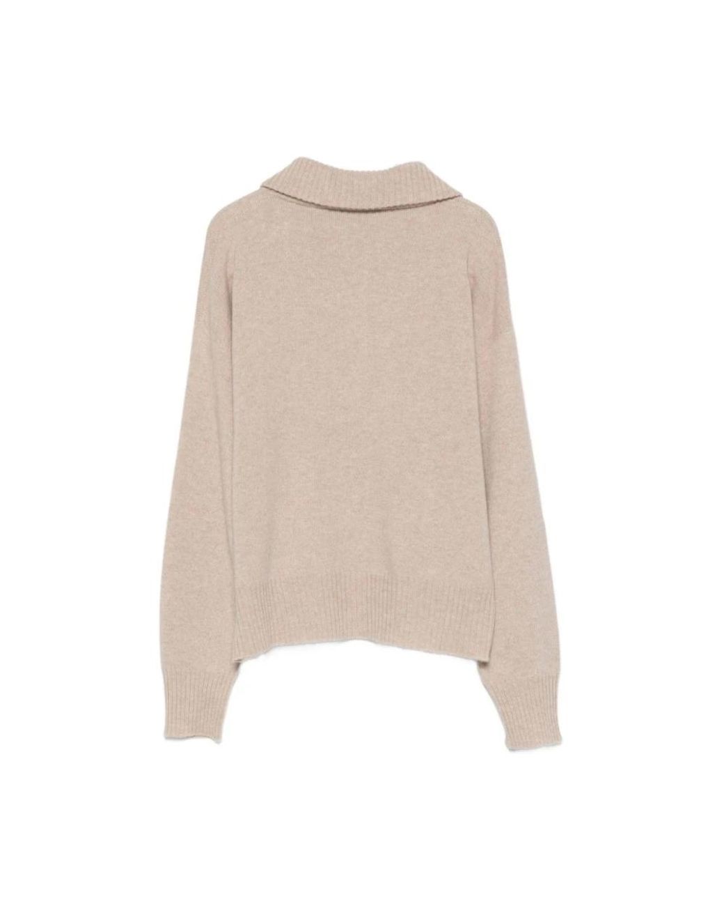 D.exterior Natural Round-Neck Knitwear