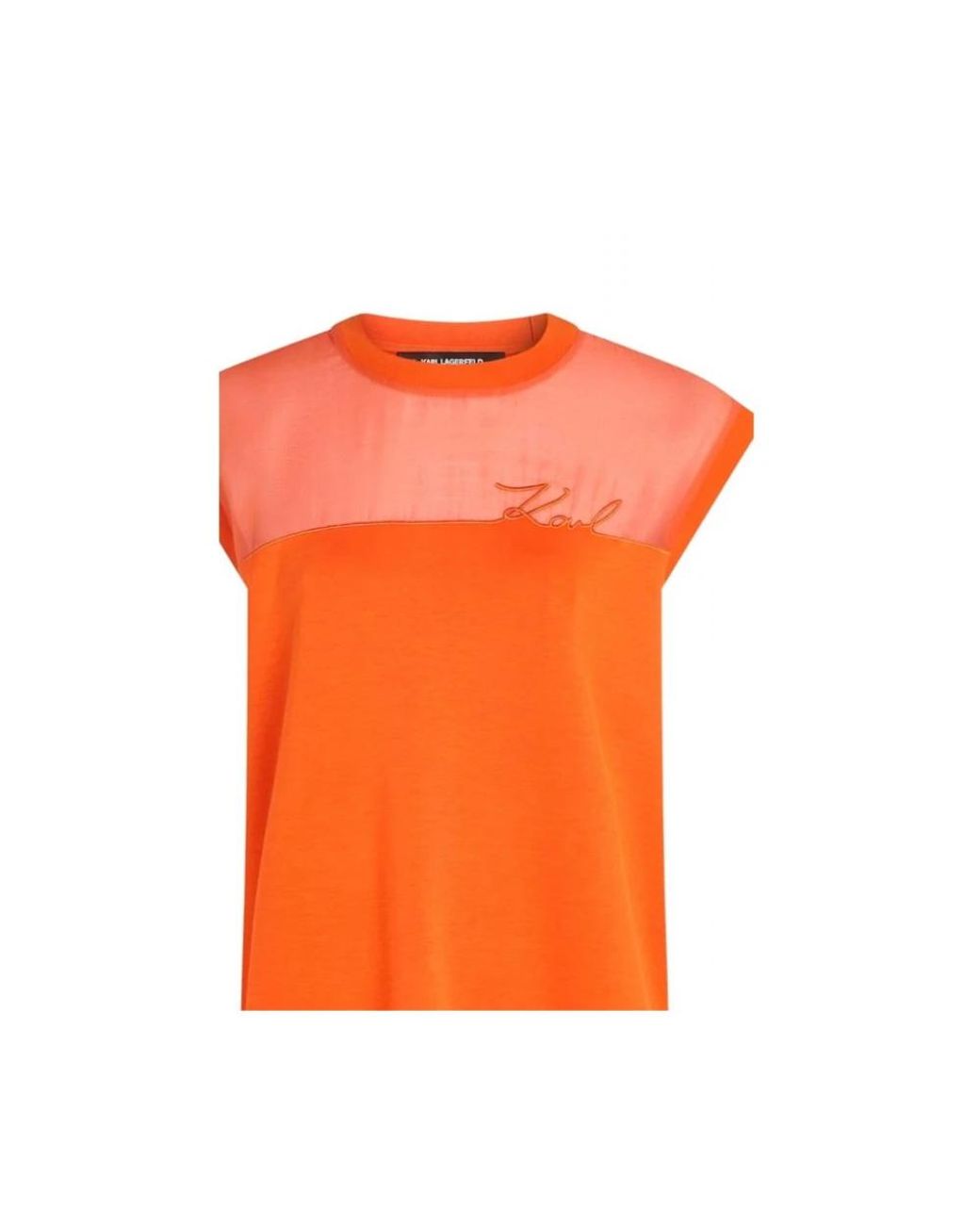 Karl Lagerfeld Orange Midi Dresses