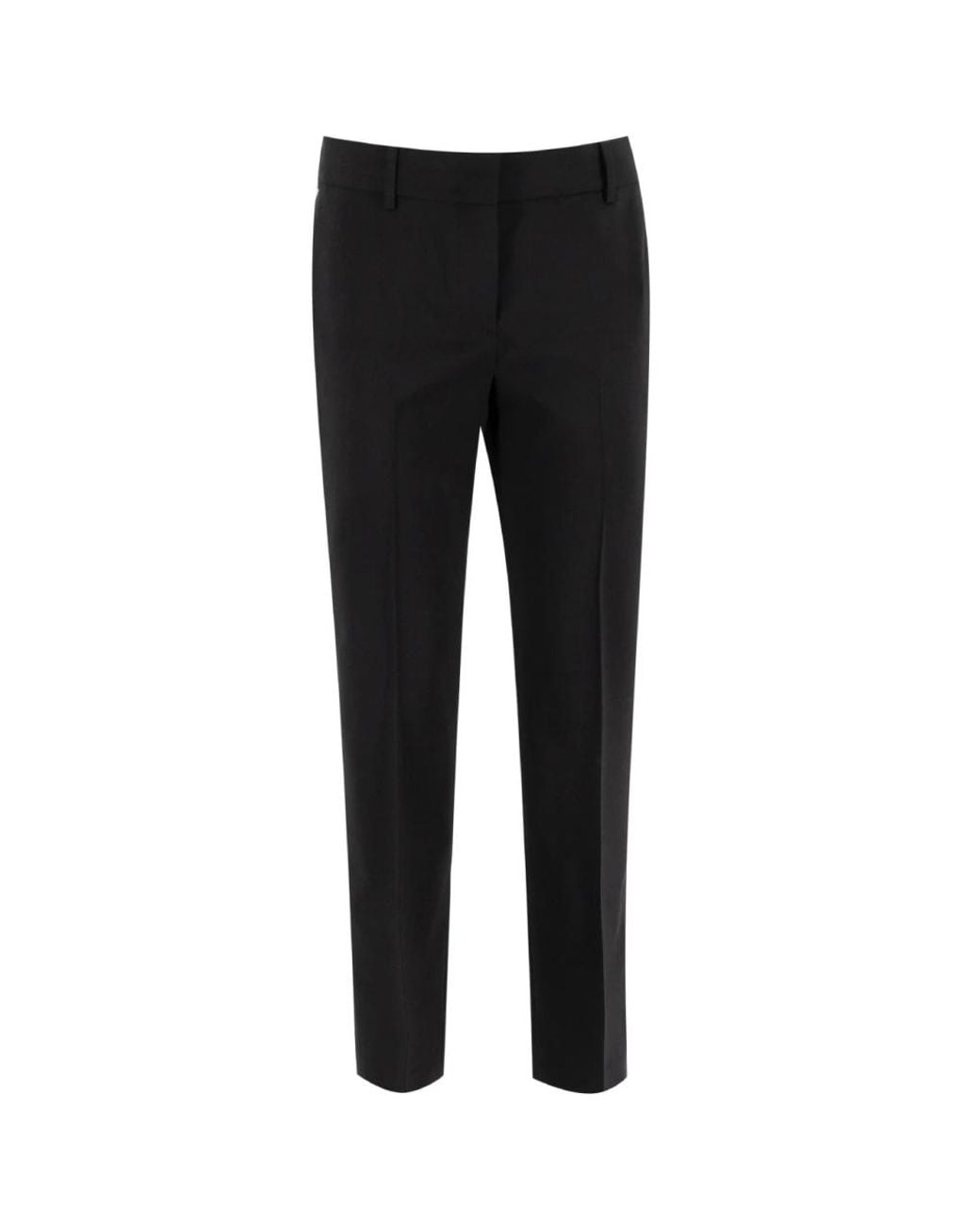 Ermanno Scervino Black Slim-Fit Trousers