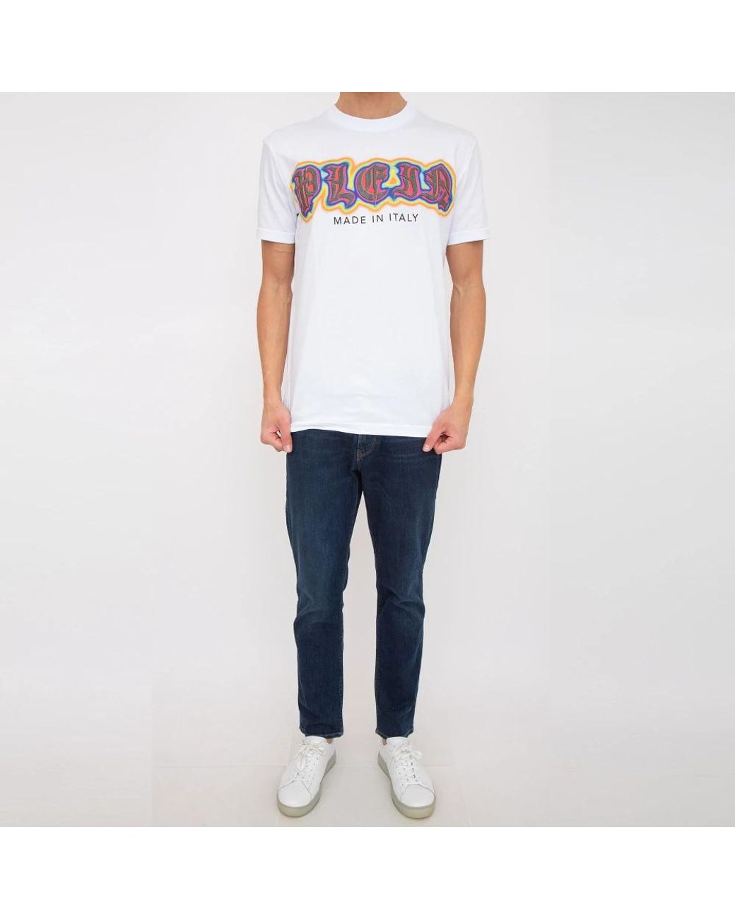 Philipp Plein Blue T-Shirts for men