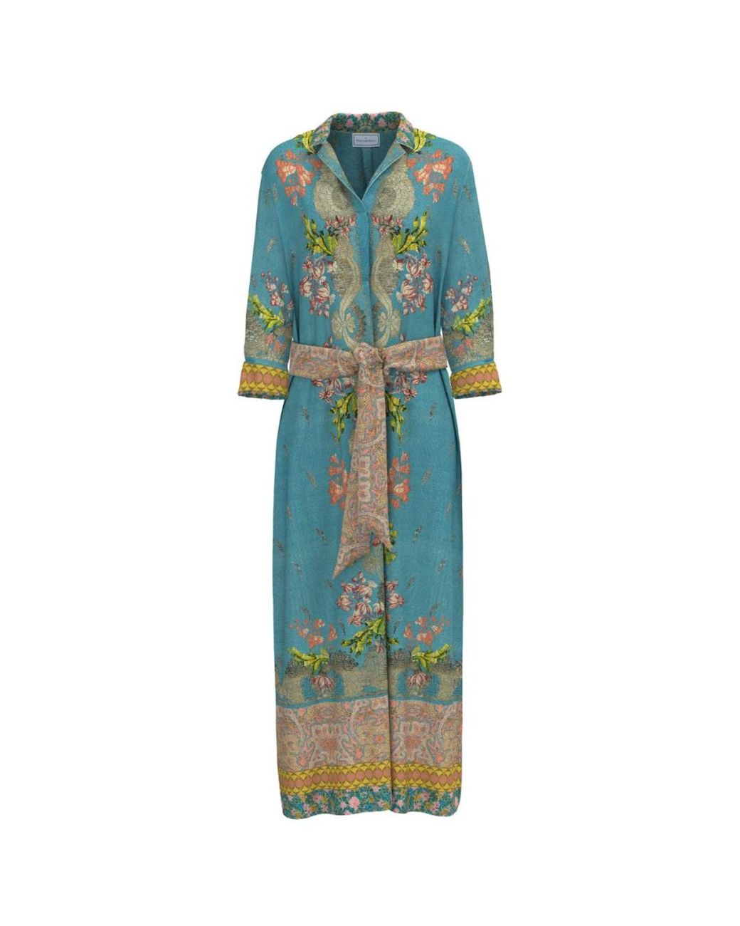 Pierre Louis Mascia Blue Maxi Dresses