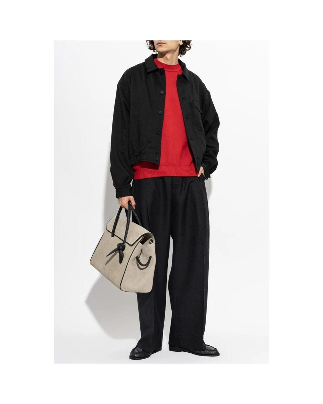 Jacquemus Red Round-Neck Knitwear for men