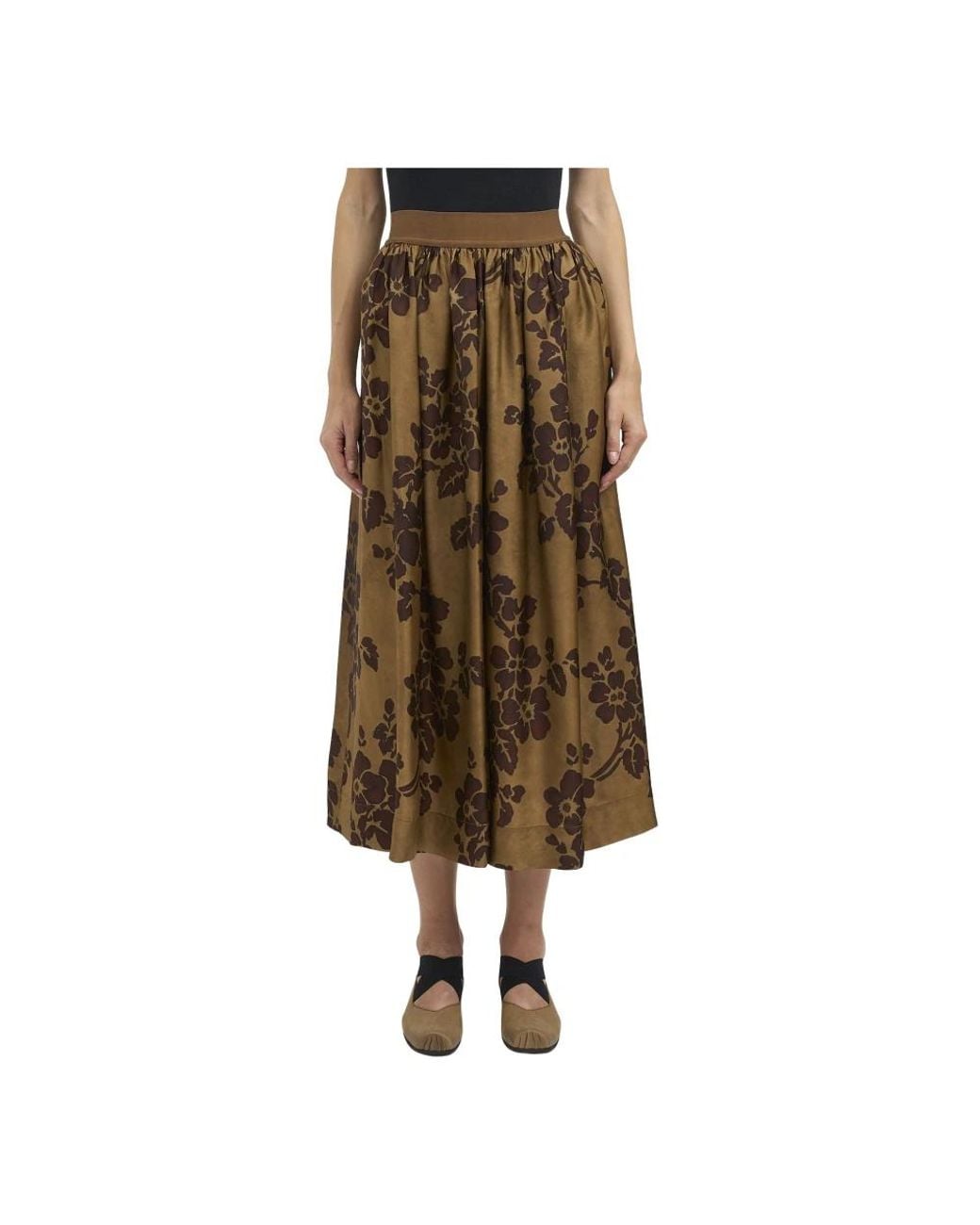 Uma Wang Brown Midi Skirts