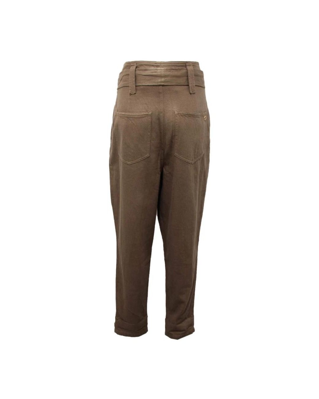 Twinset Brown Straight Fit Jeans
