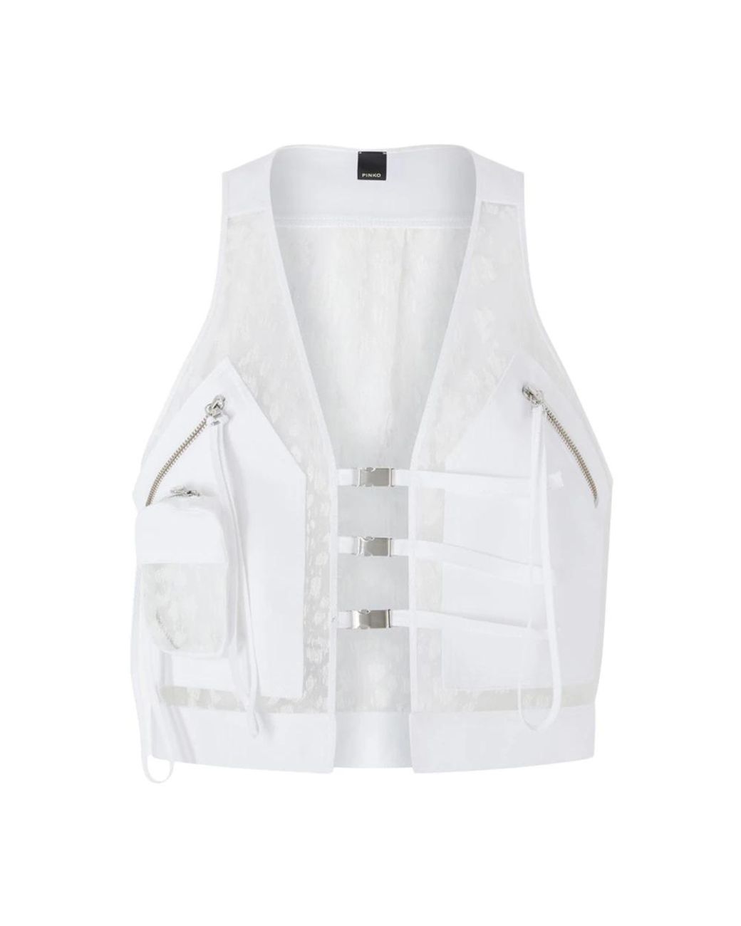 Pinko White Waistcoats