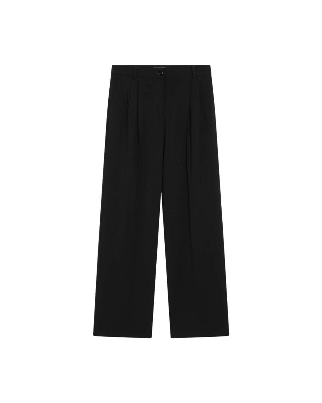 Dolce & Gabbana Black Wide Trousers