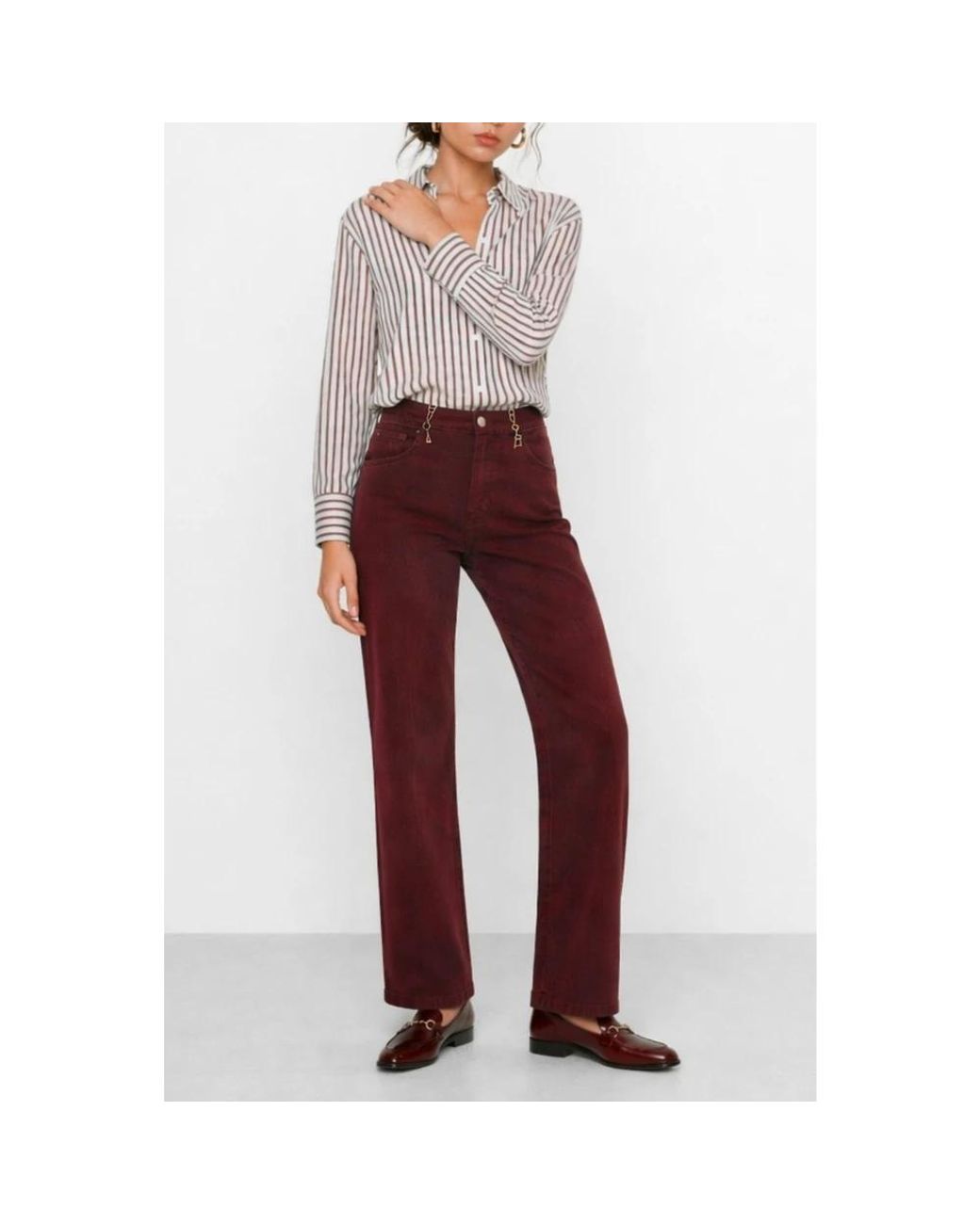 Kocca Red Wide Trousers