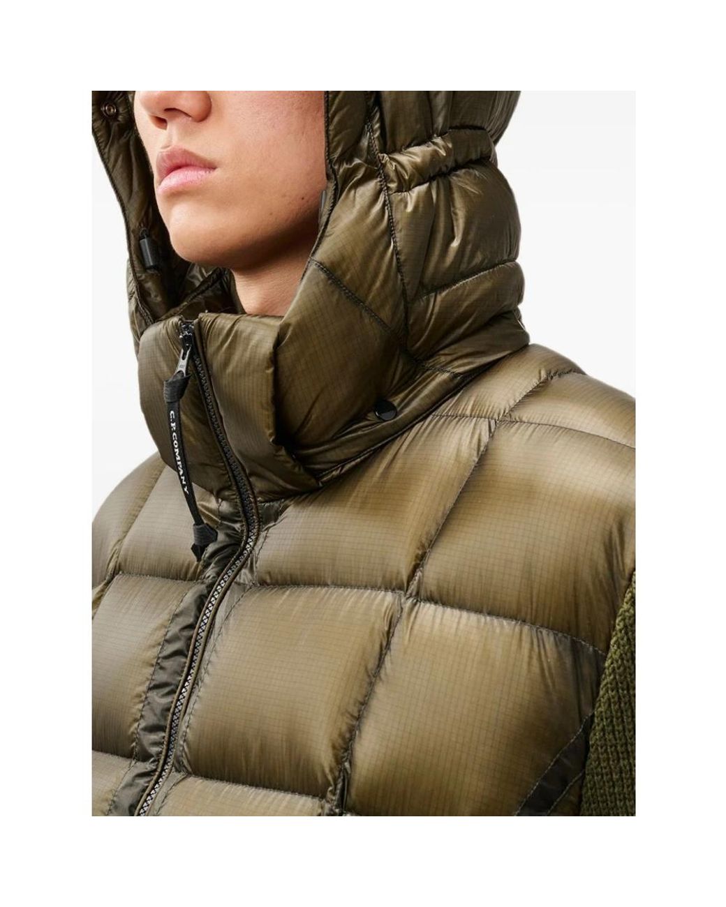 C P Company Green Winter Jackets for men