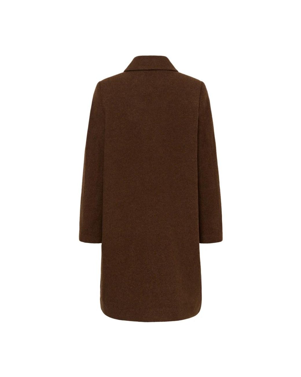 Single-Breasted Coats Part Two en coloris Brown
