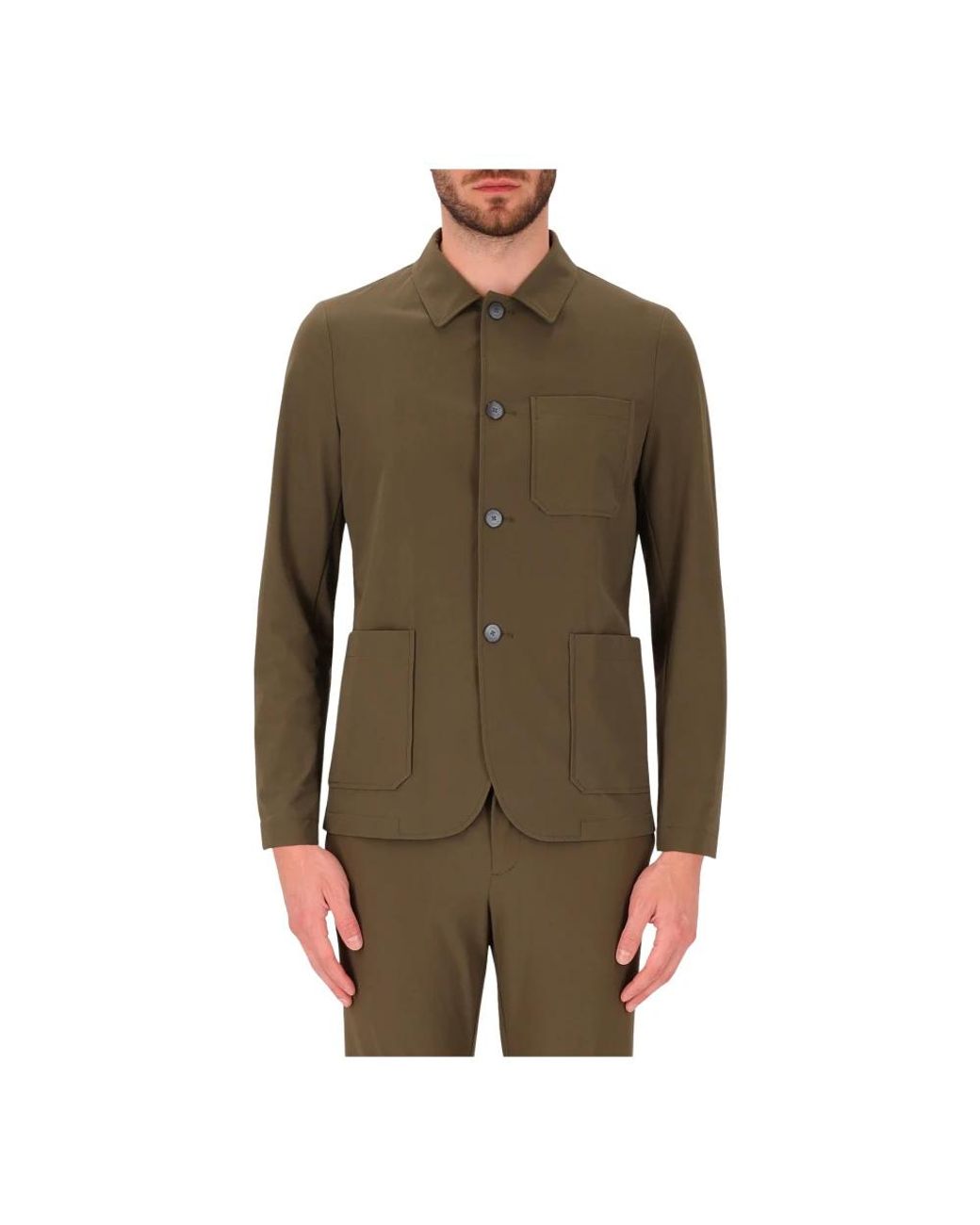 DISTRETTO12 Jacket Active in het Green voor heren