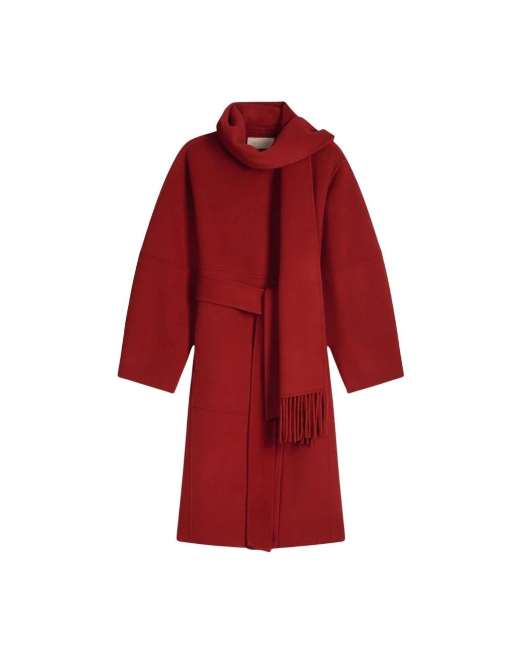 Vanessa Bruno Red Belted Coats