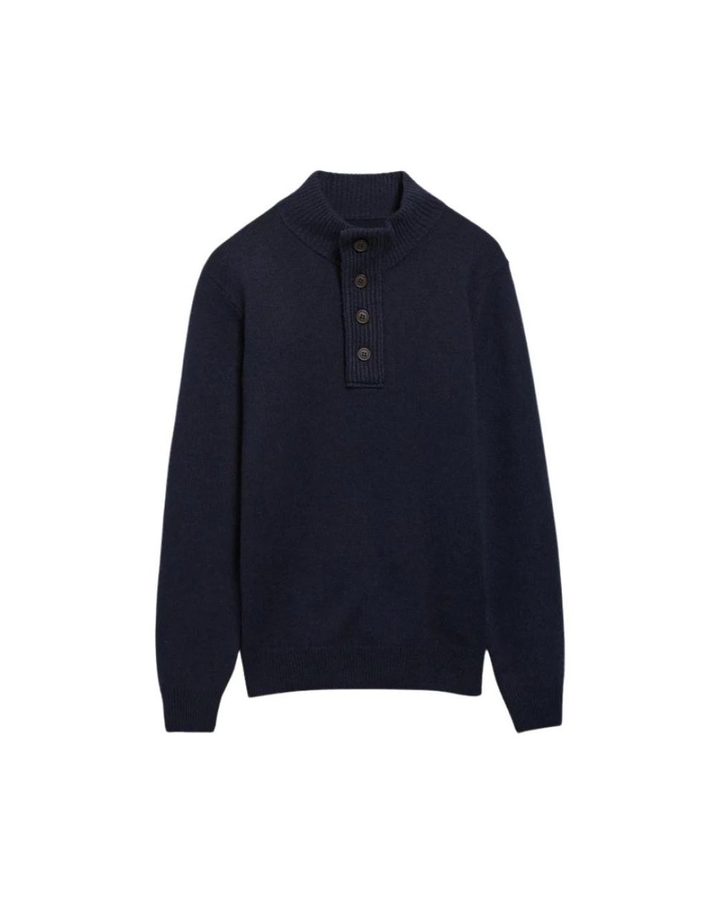 Barbour Essential Patch Half Zip in het Blue voor heren