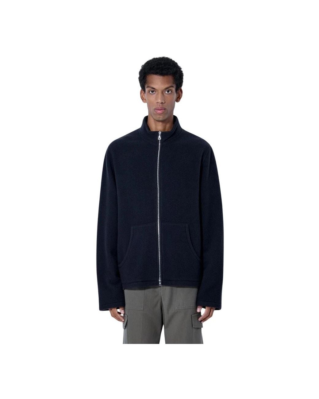 Rier Blue Zip-Throughs for men