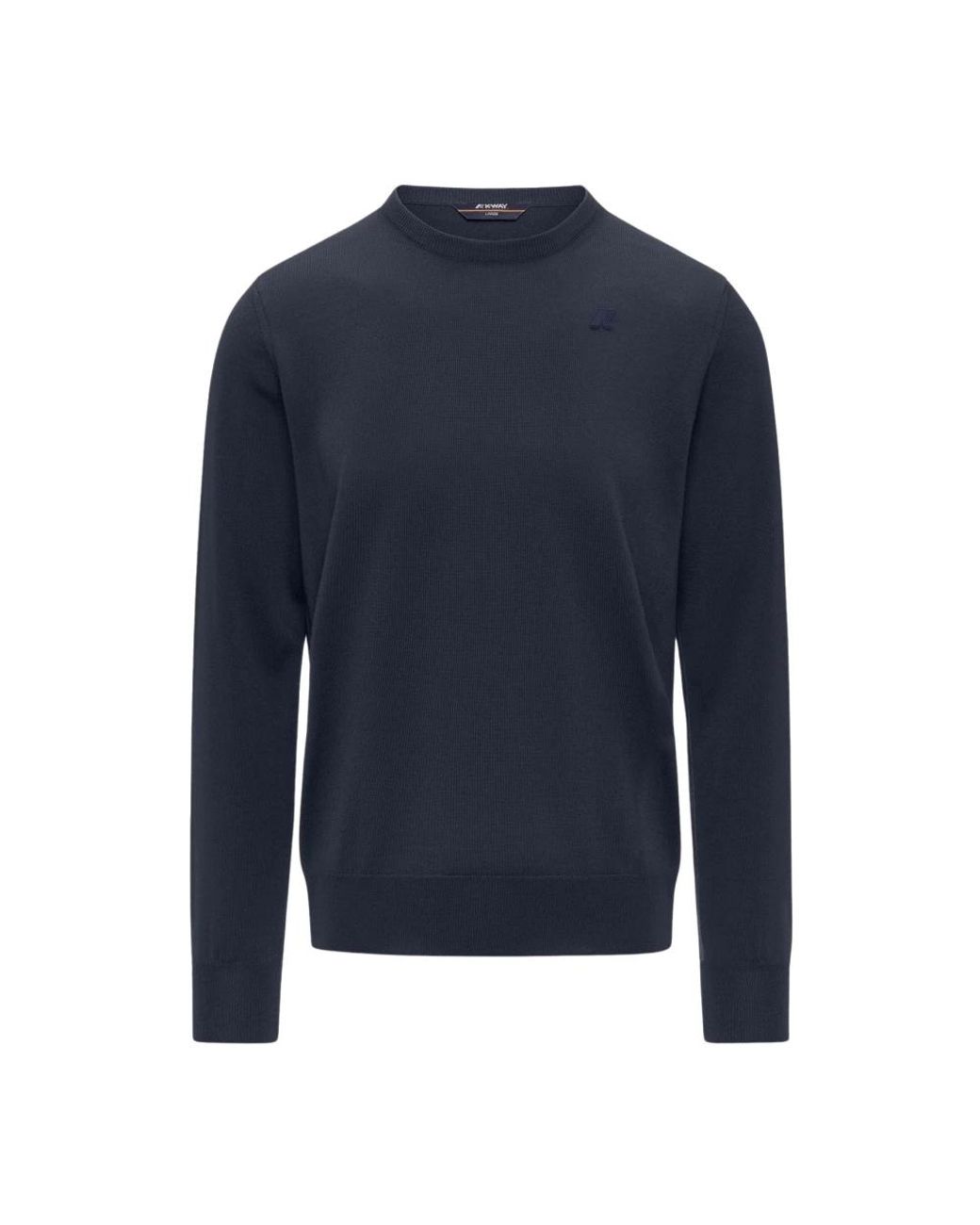 K-Way Blue Round-Neck Knitwear for men