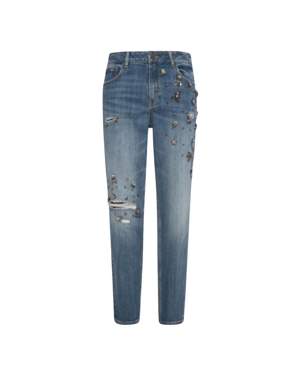 Fracomina Blue Straight Fit Jeans