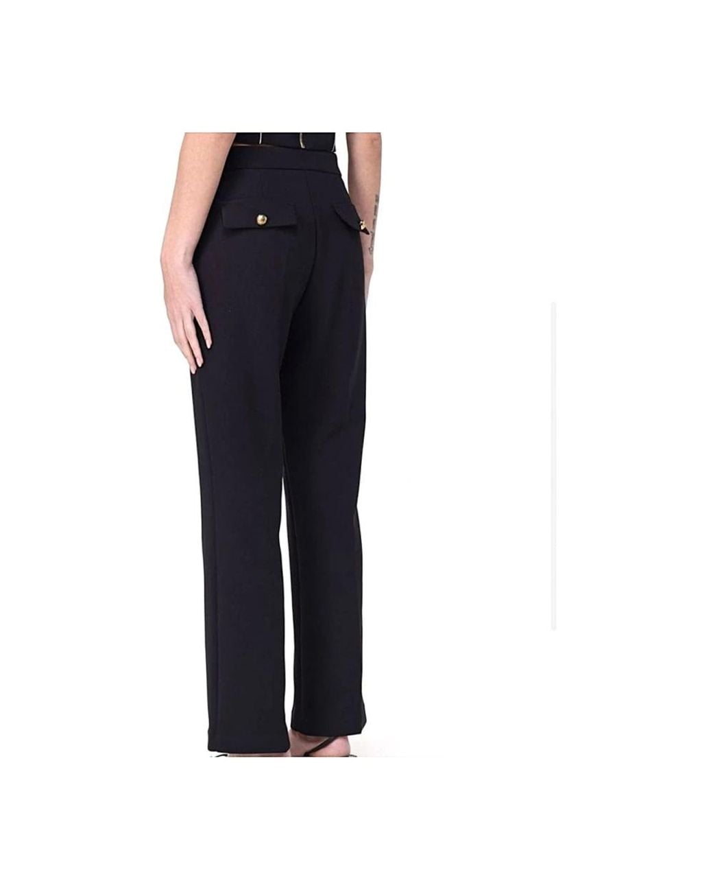 Elisabetta Franchi Blue Slim-Fit Trousers