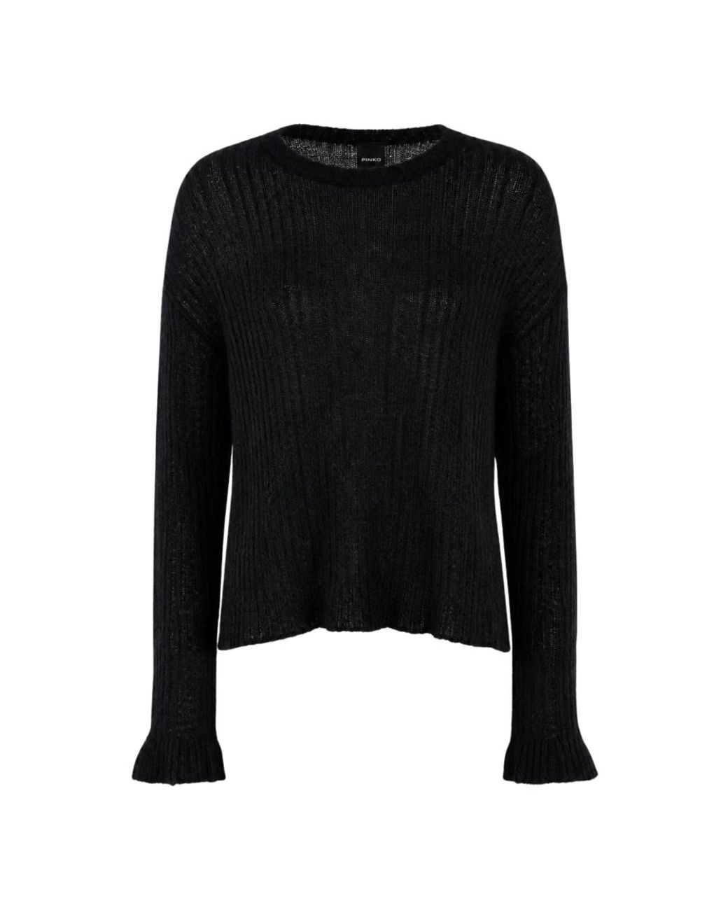 Pinko Black Round-Neck Knitwear