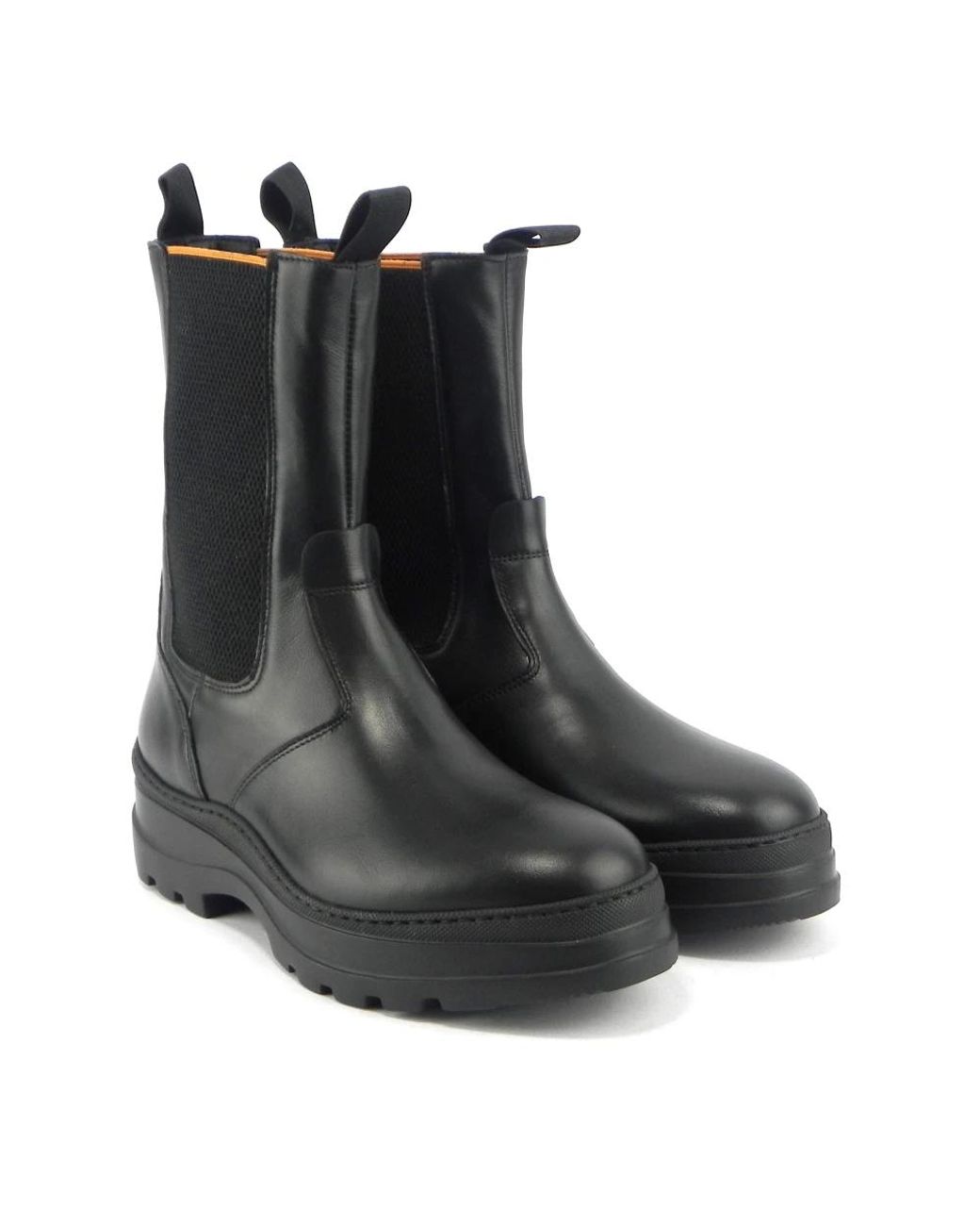 Marco Ferretti Black Chelsea Boots