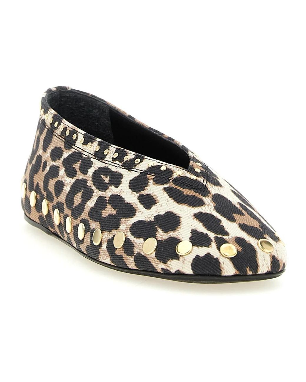 Ganni Black Ballerina Shoes