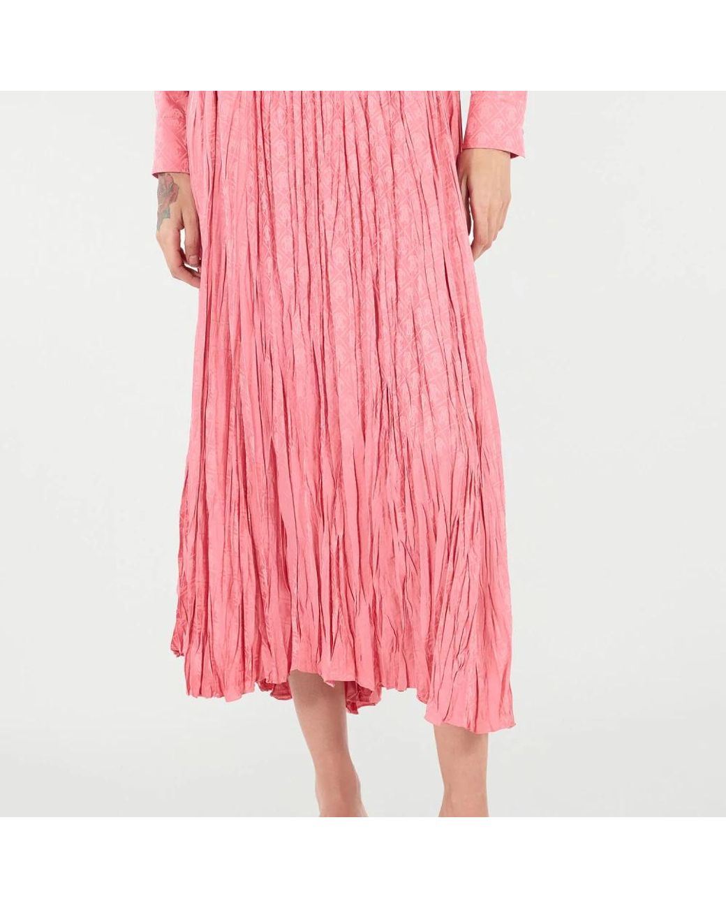 Roberto Cavalli Pink Midi Skirts