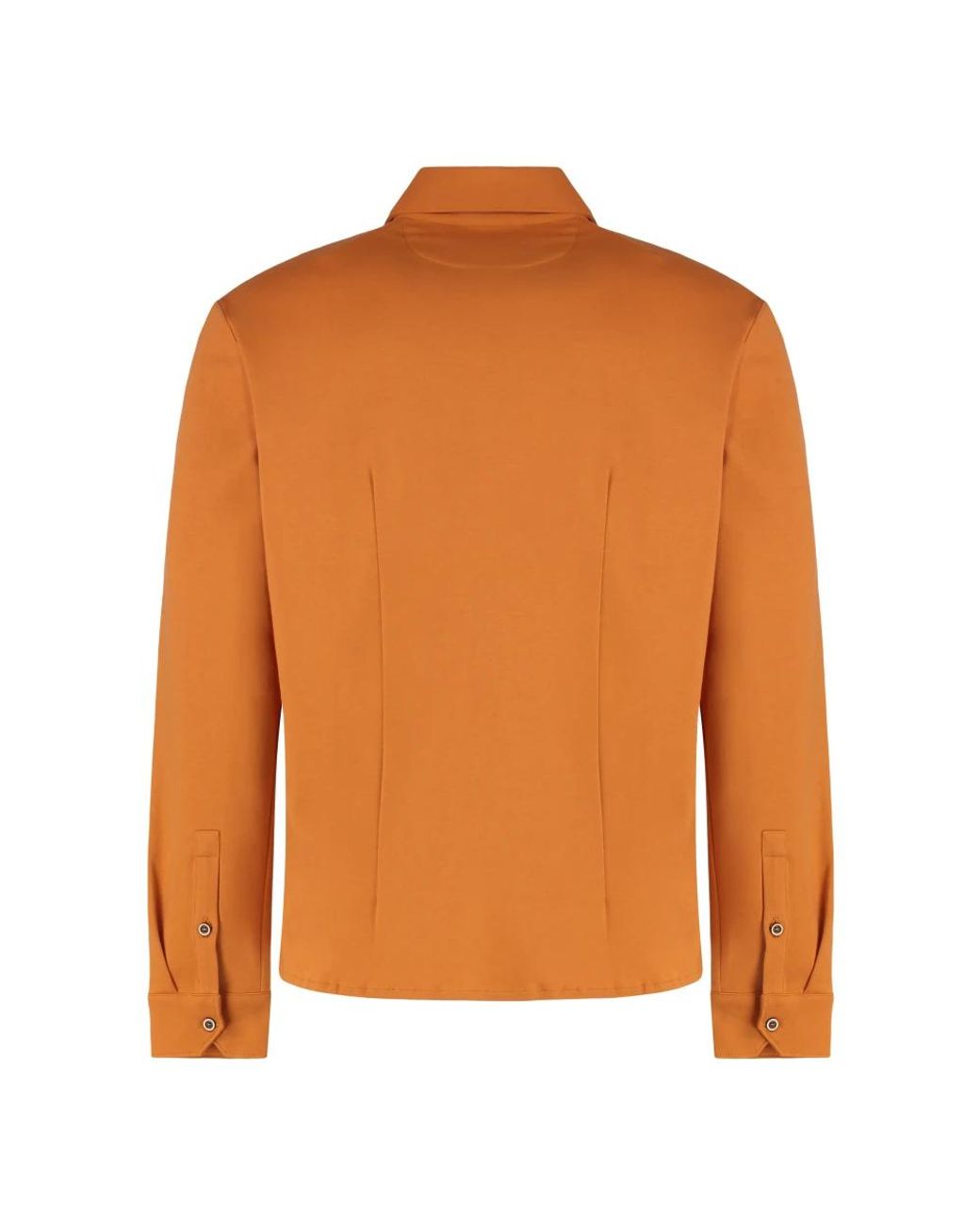 Moorer Orange Casual Shirts for men