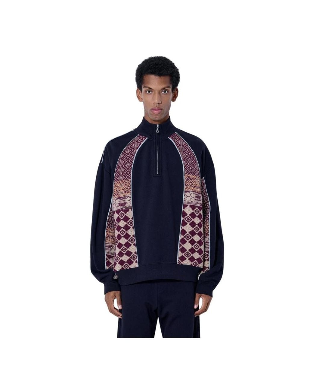 Dries Van Noten Hackney Pullover in Blue für Herren