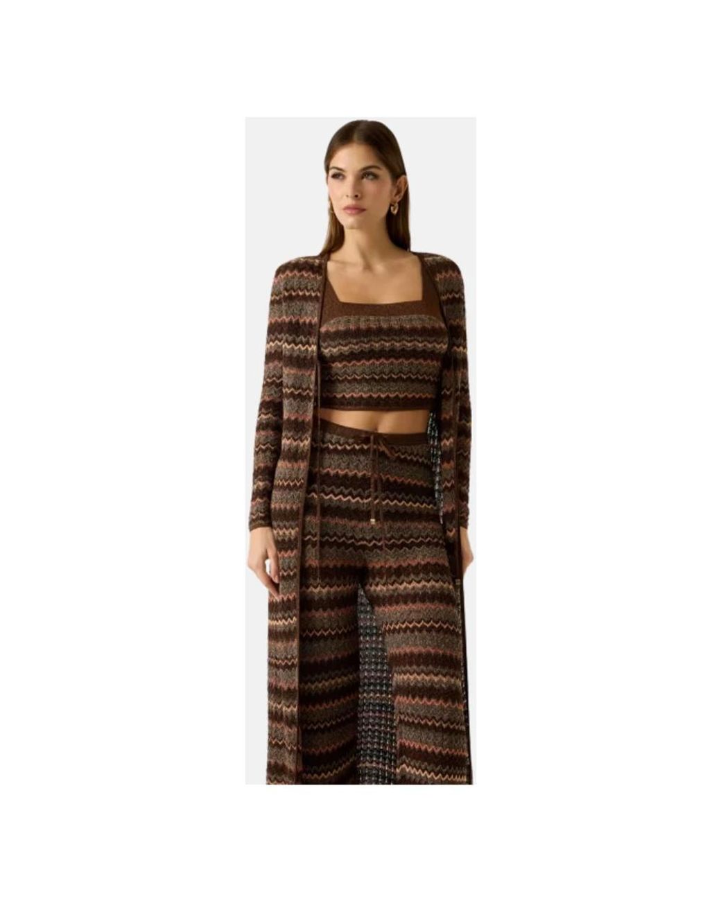 Marciano Brown Long Knitwear