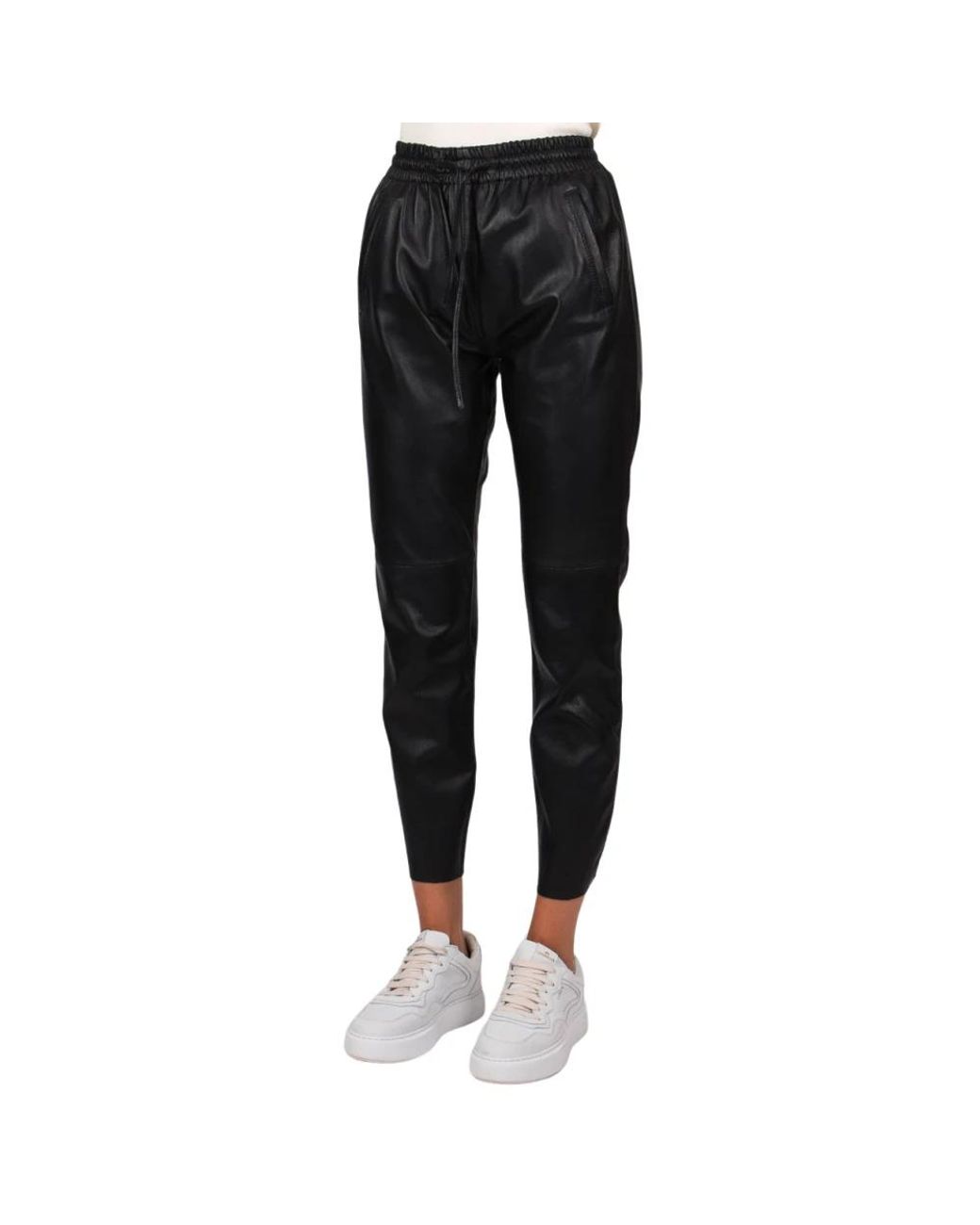 Oakwood Black Cropped Trousers