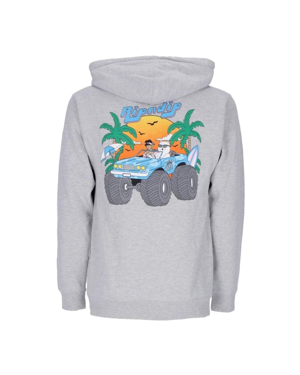 RIPNDIP Gray Hoodies for men