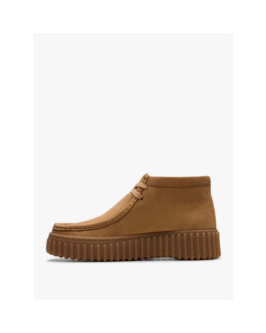 Clarks Brown Lace-Up Boots