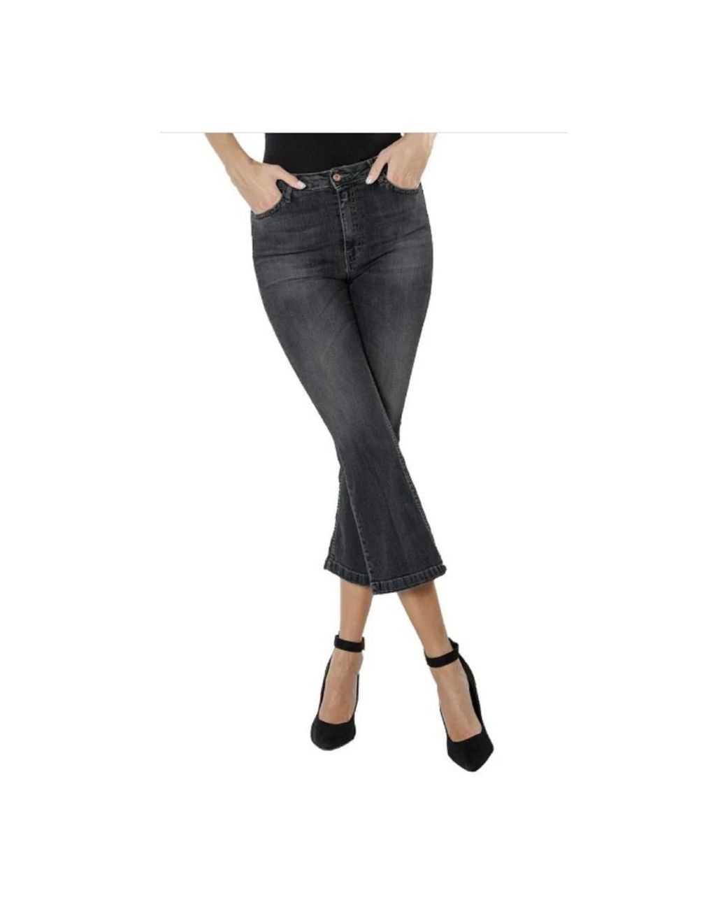 Kocca Black Cropped Jeans