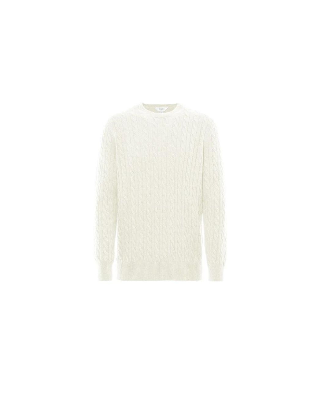Malo White Cashmere Knitwear for men