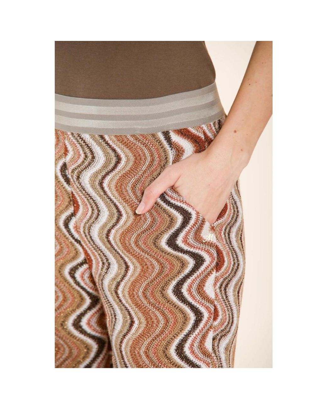 Mason's Brown Wide Trousers