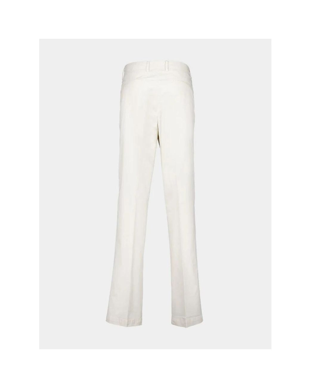 Boglioli White Wide Trousers for men