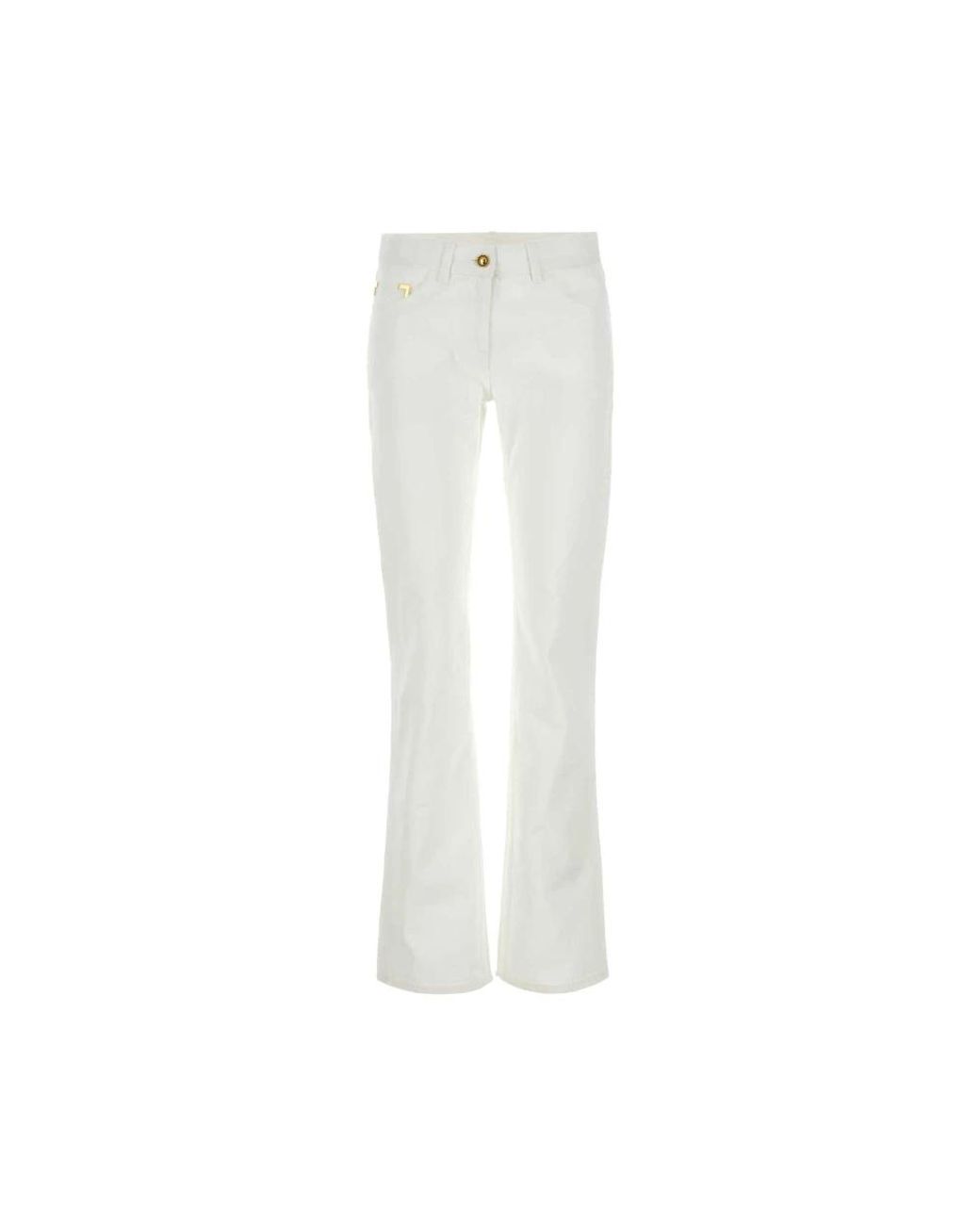 Palm Angels Embossed Logo Pants in het White